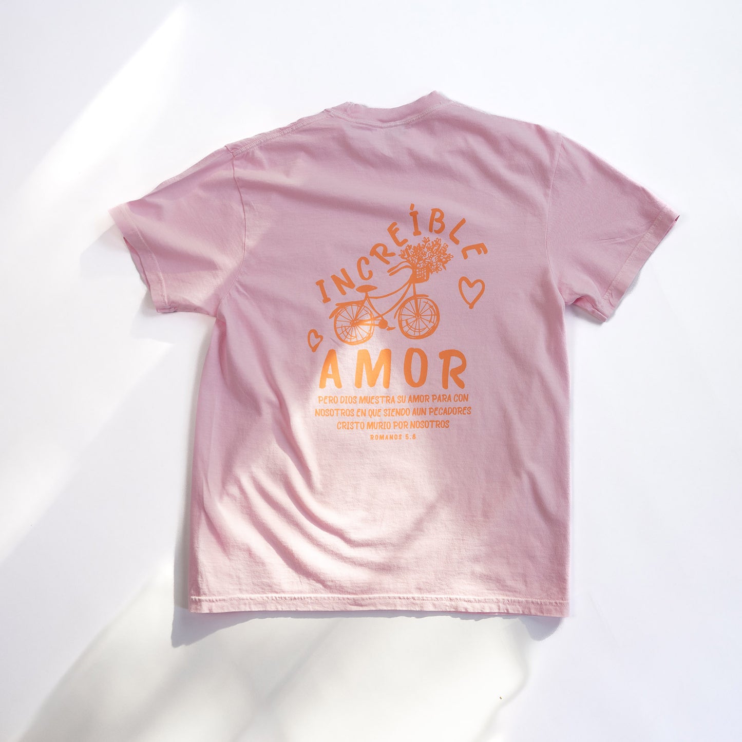 Camiseta Increíble Amor - Rosada