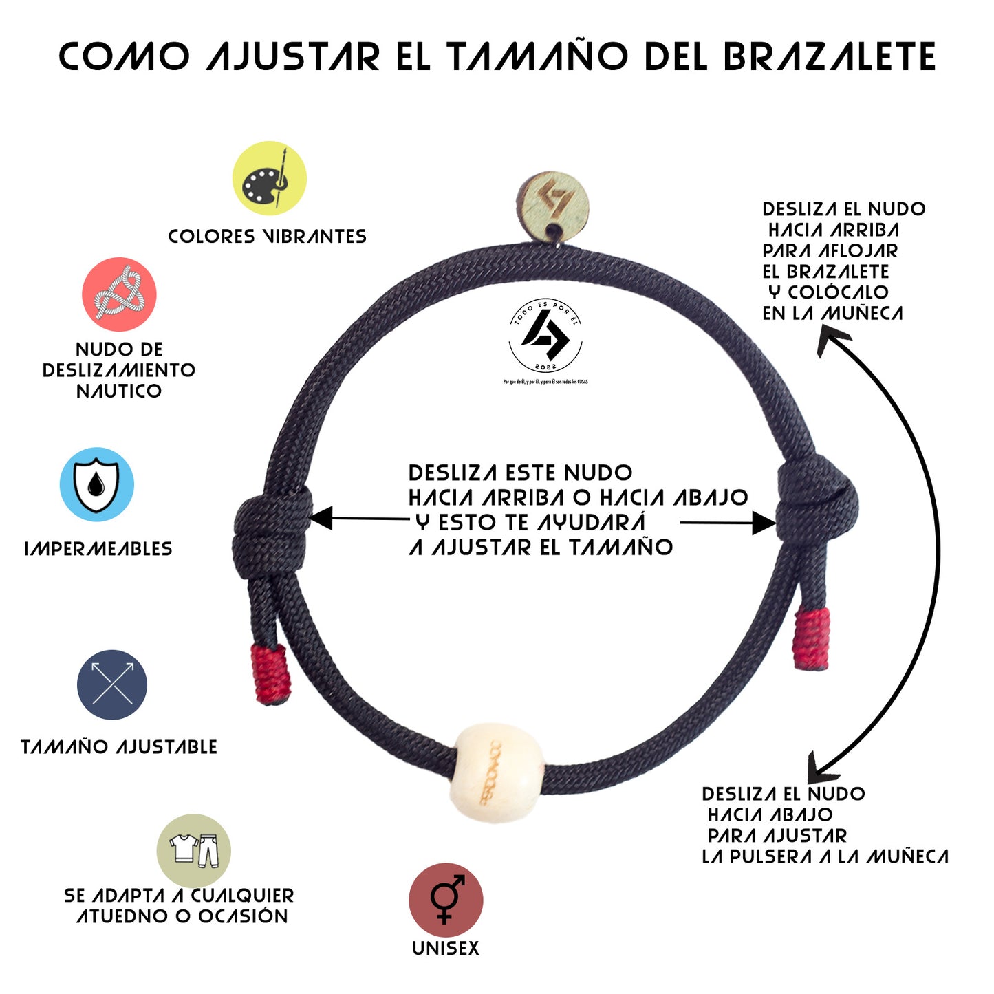 Pulsera Redimido